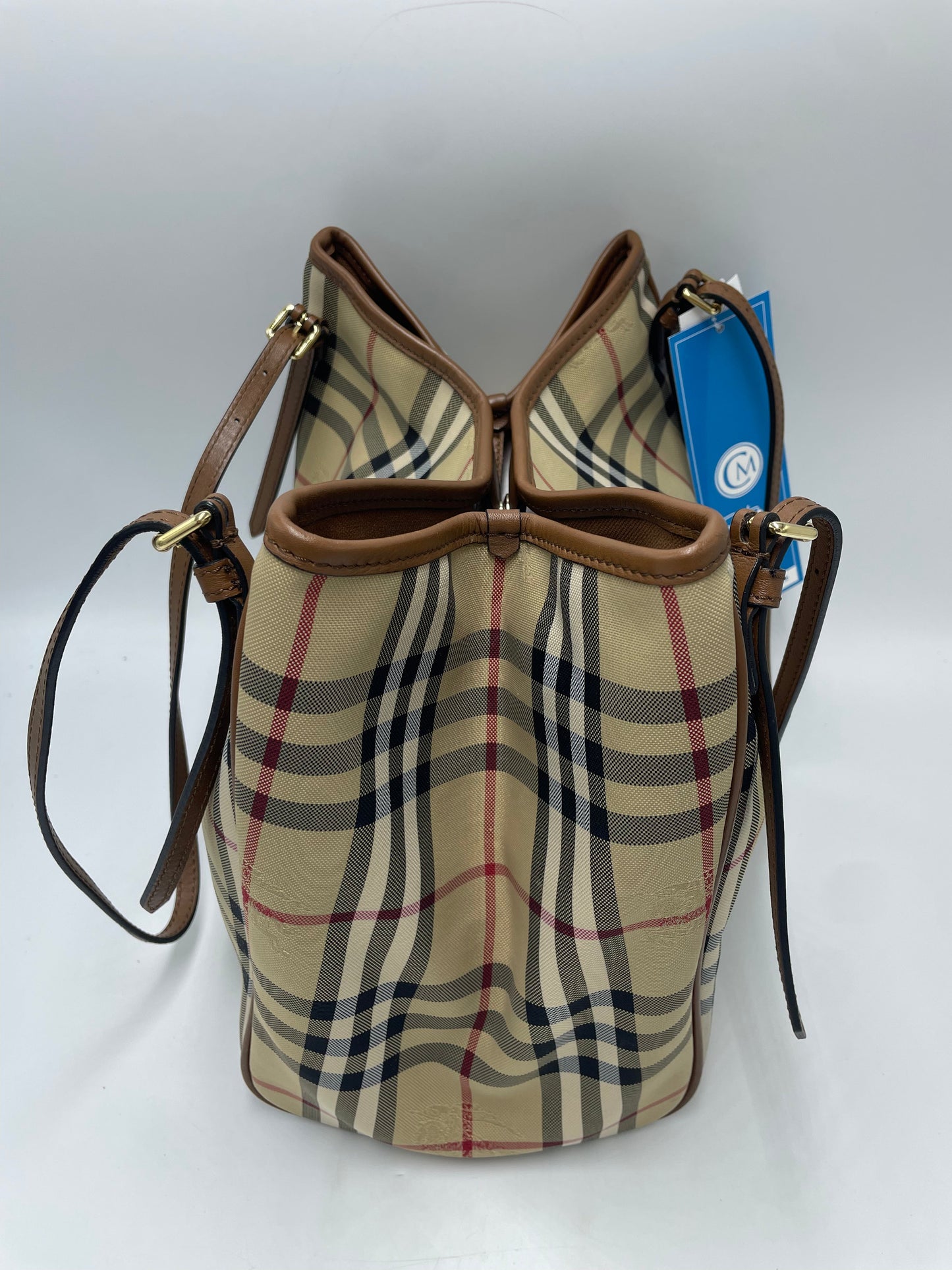 Burberry Horseferry Check Luxury Tote / Handbag