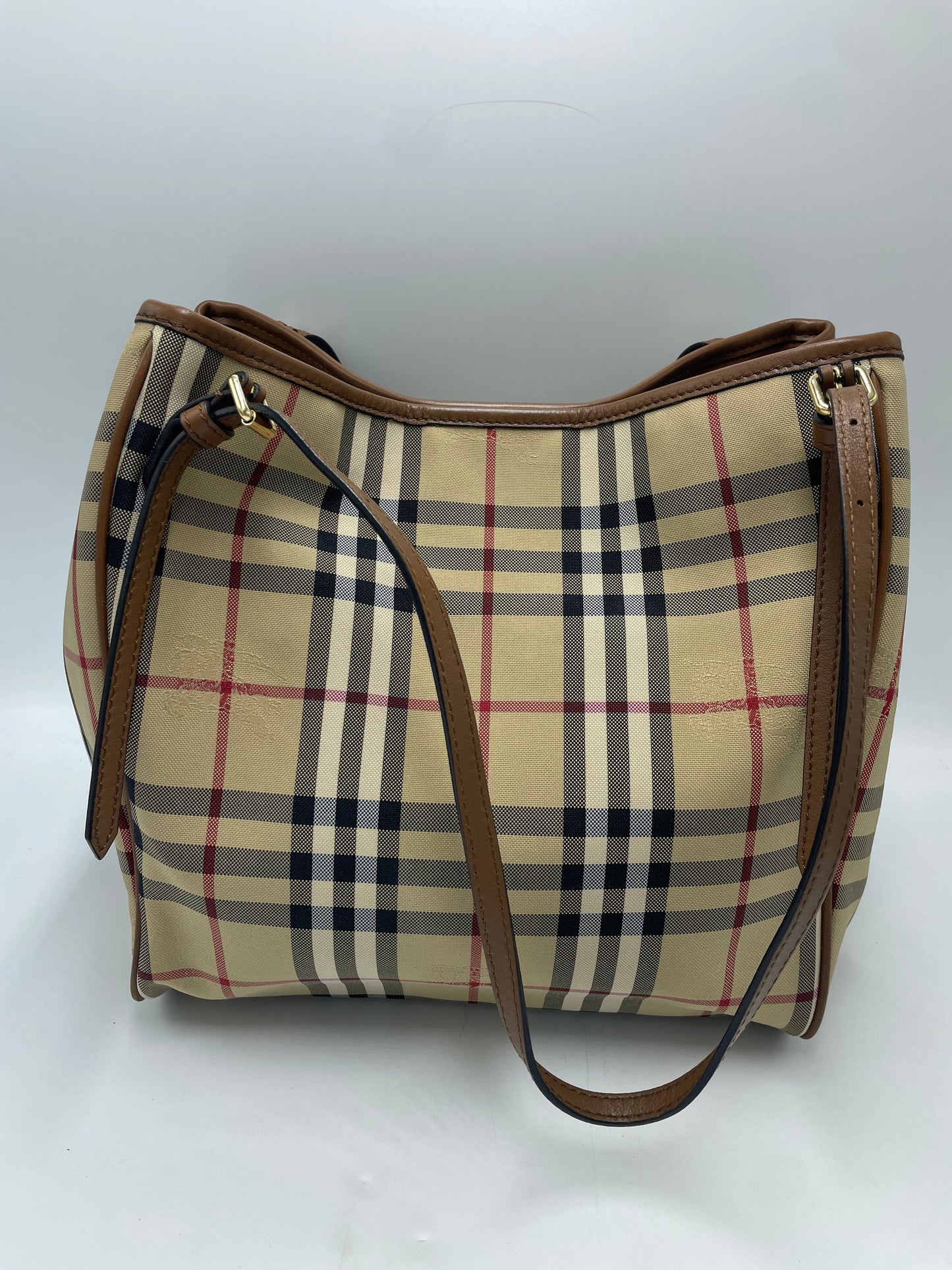 Burberry Horseferry Check Luxury Tote / Handbag