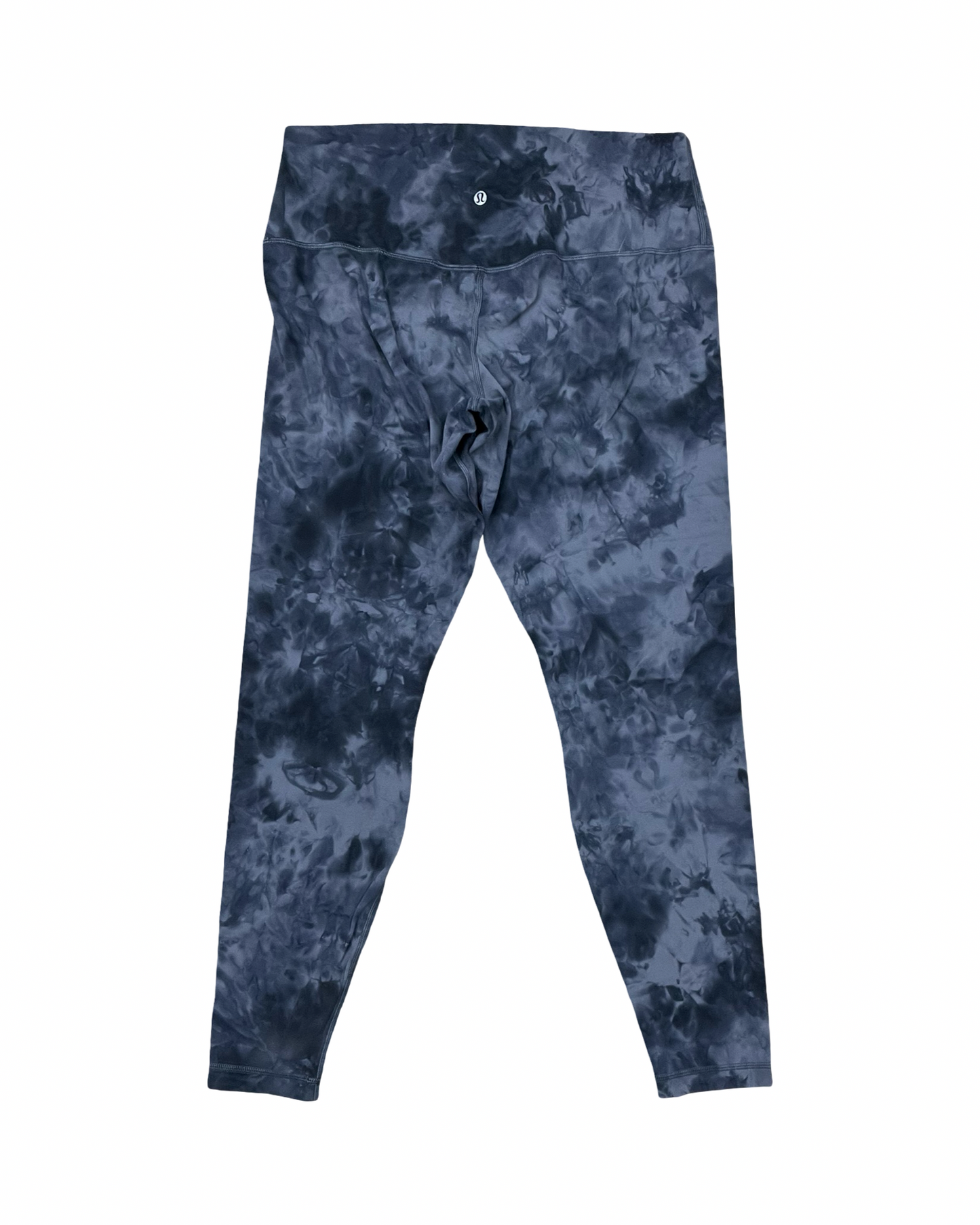 Athletic Leggings Capris By Lululemon In Grey, Size:14