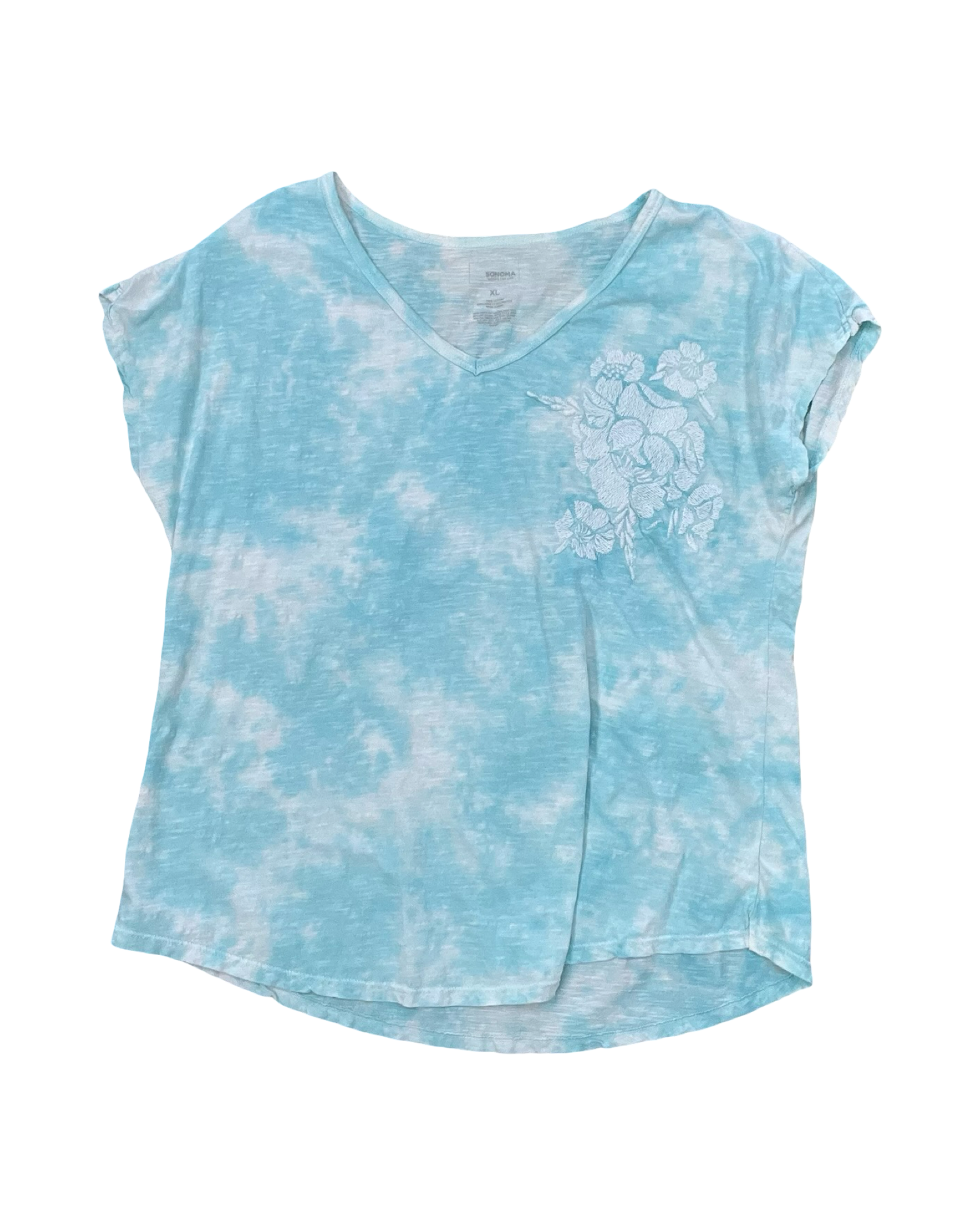 Top Ss By Sonoma In Teal, Size:Xl