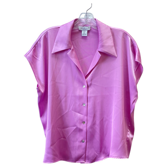 Top Sleeveless By Rachel Zoe In Pink, Size:M
