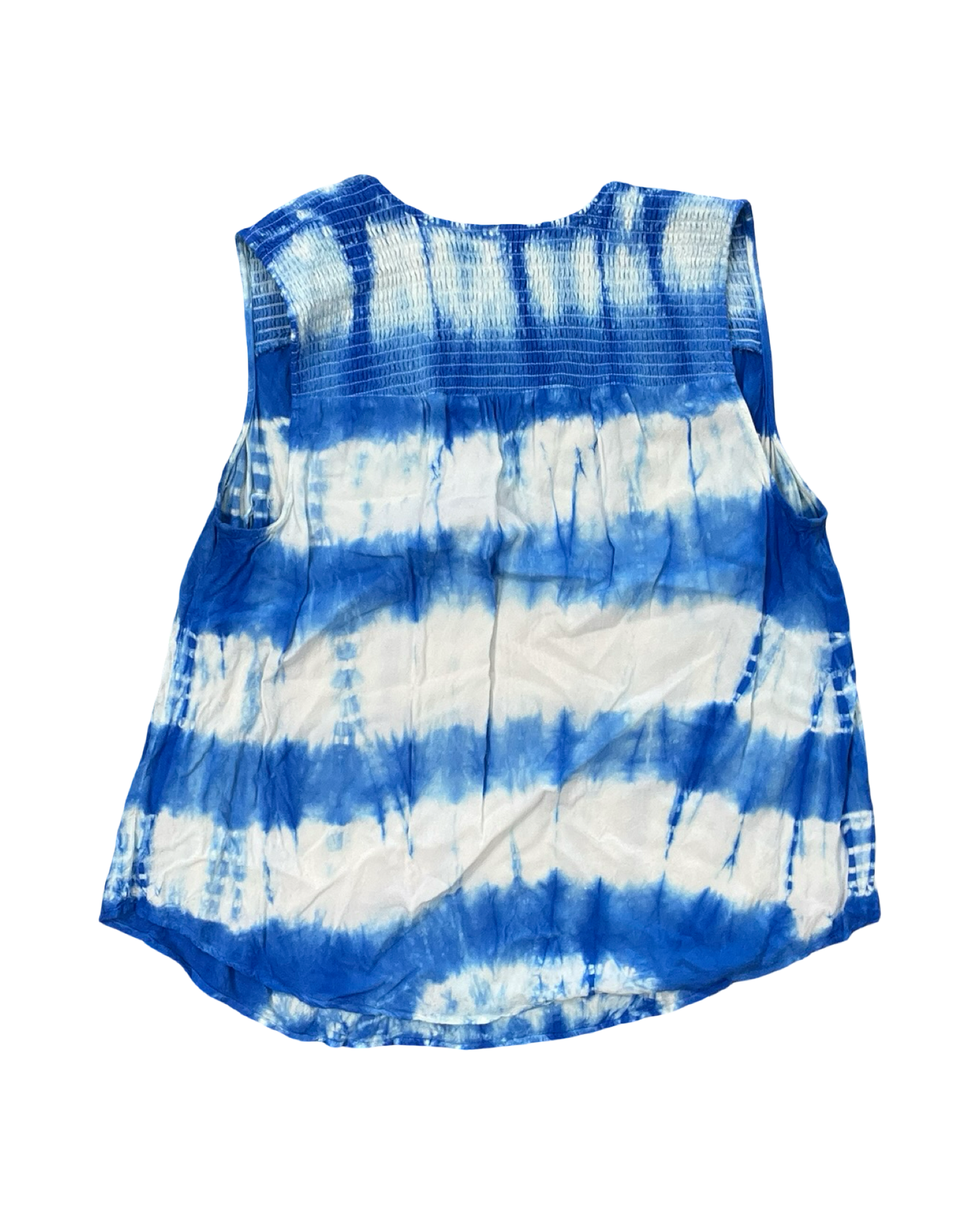 Top Sleeveless By Torrid In Blue & White, Size:L