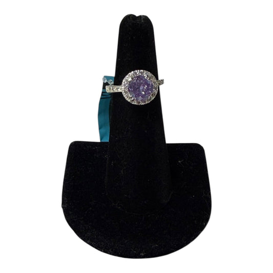 Ring Statement  In Purple, Size:6.5
