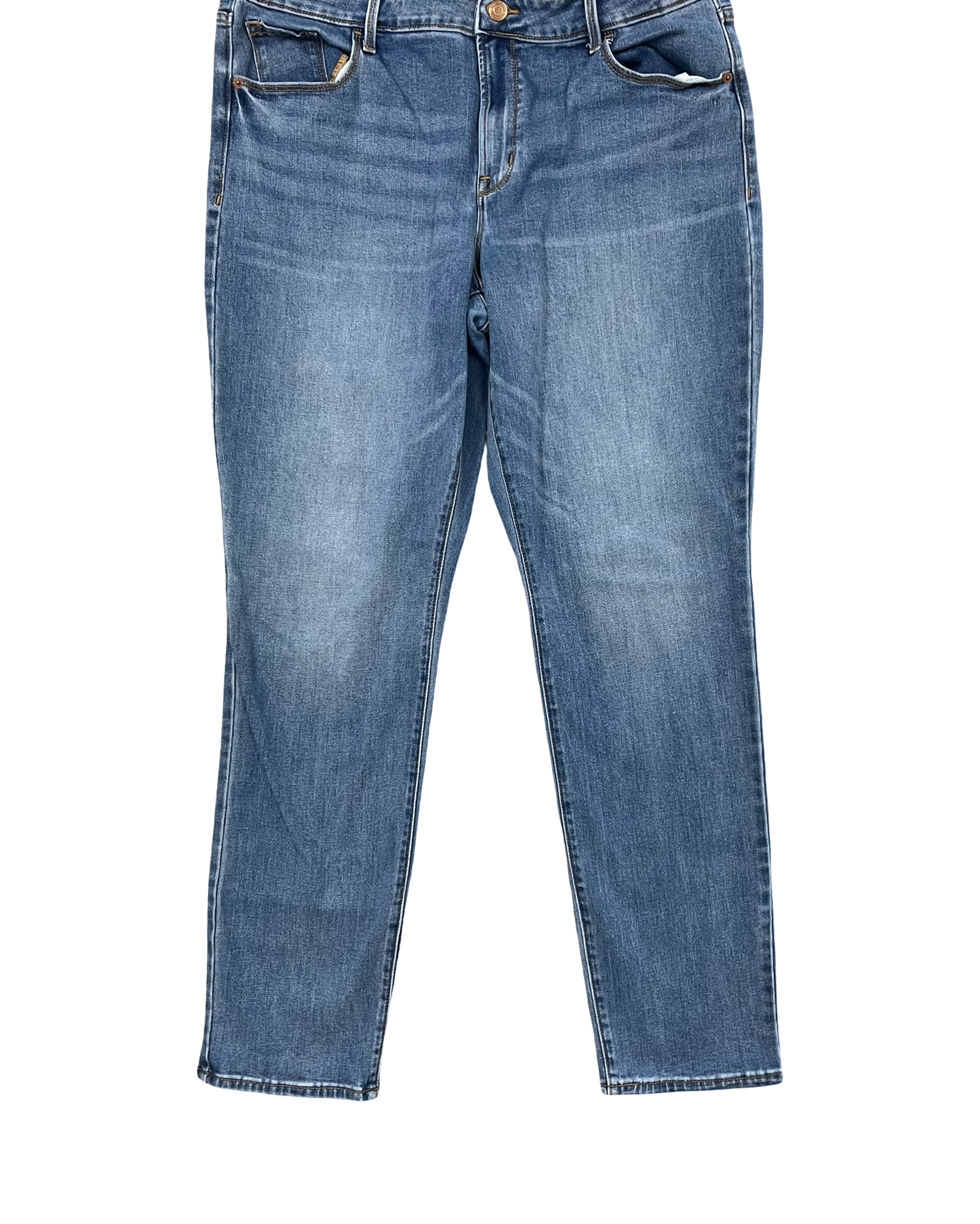 Jeans Straight By Old Navy In Blue Denim, Size:16