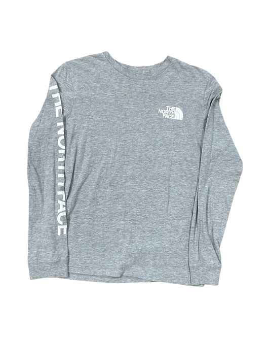 Top Ls By The North Face In Grey, Size:M