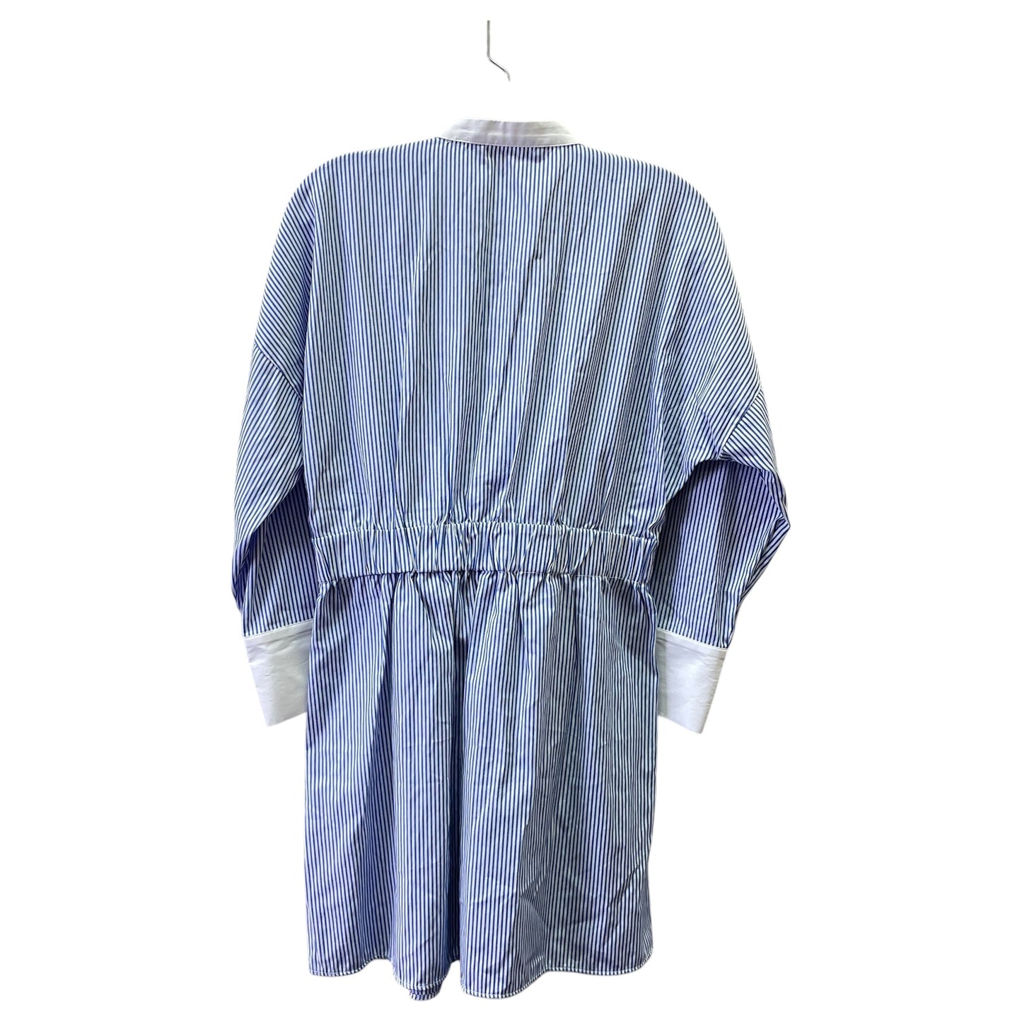 Dress Casual Midi By Zara Basic In Striped Pattern, Size:M