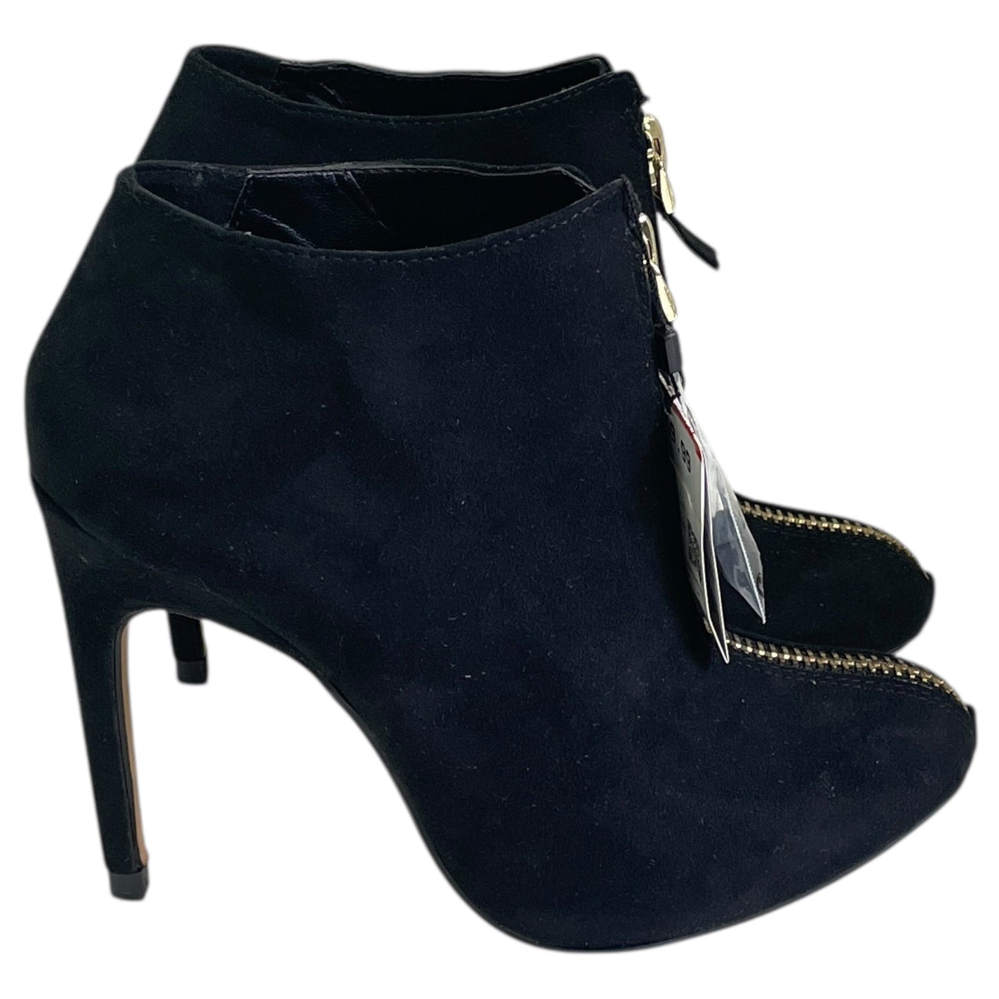 BOOTS ANKLE HEELS by ZARA BASIC in BLACK, Size:6.5