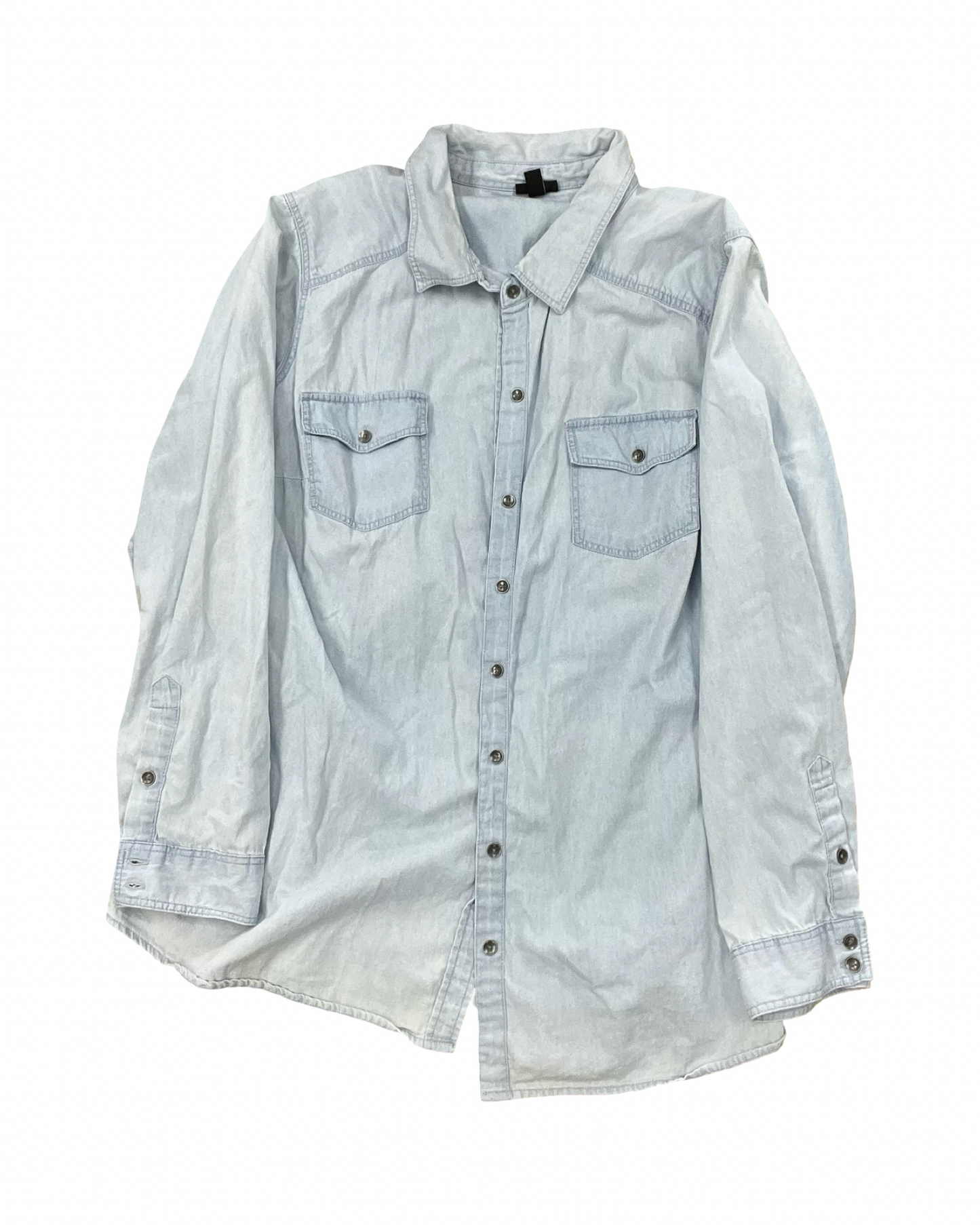 Top Ls By Torrid In Blue Denim, Size:3X
