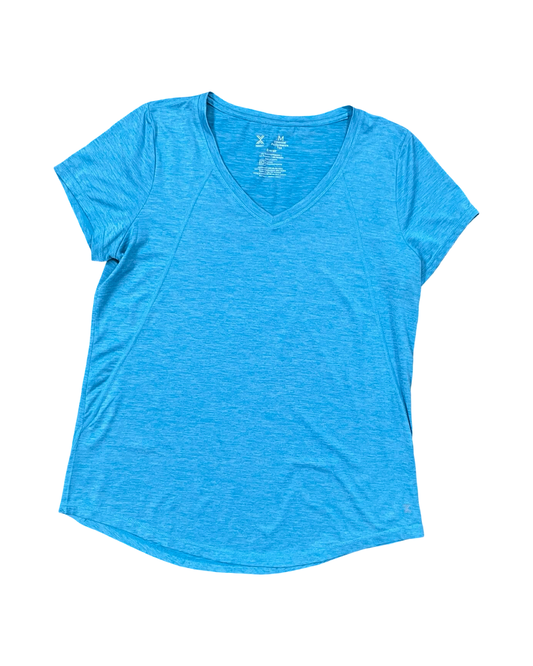 Athletic Top Ss By Xersion In Teal, Size:M