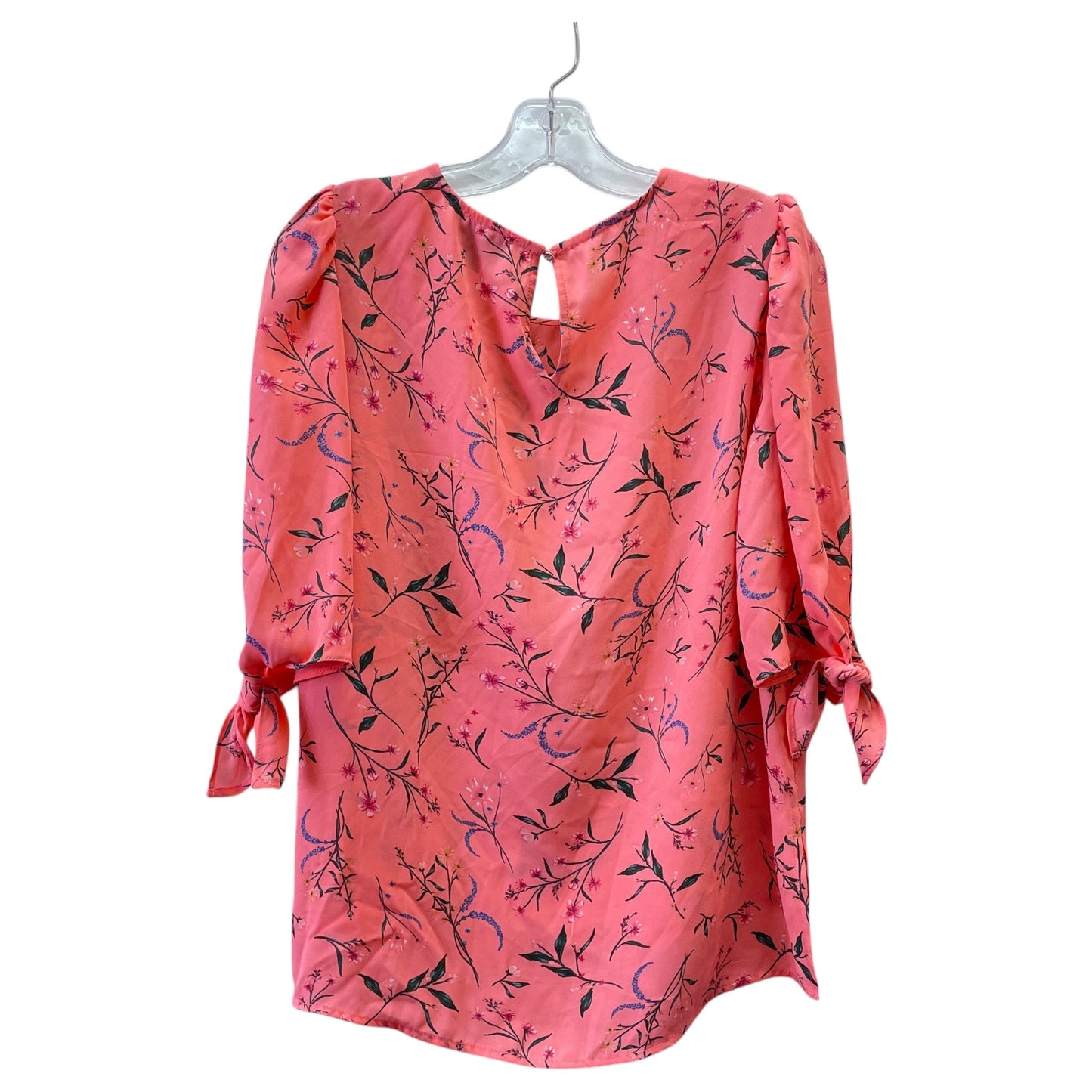 Top 3/4 Sleeve By Cece In Orange, Size:M