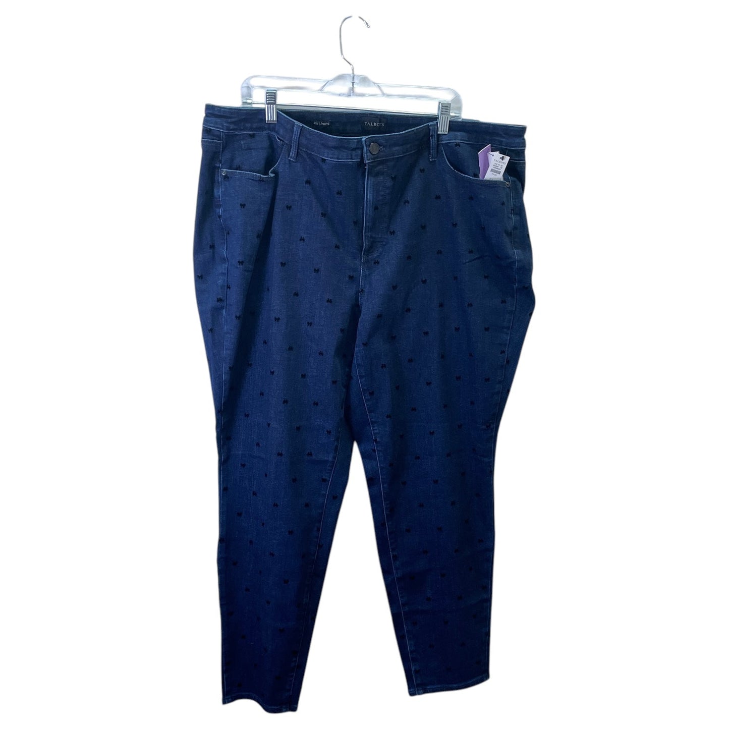 Jeans Jeggings By Talbots In Blue Denim, Size:22