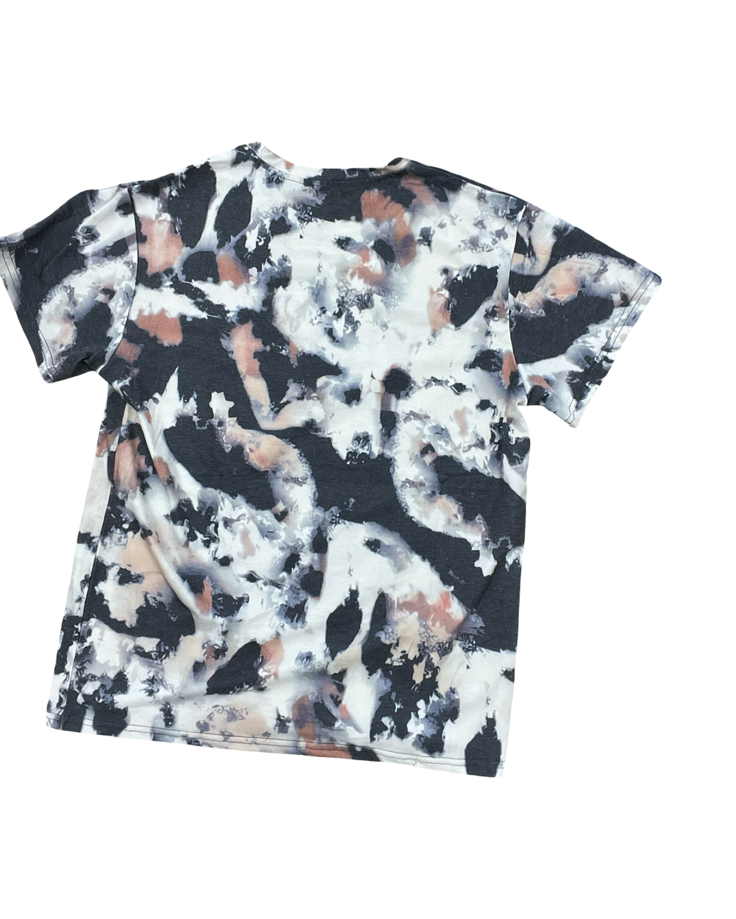 Top Ss By Clothes Mentor In Grey & White, Size:L