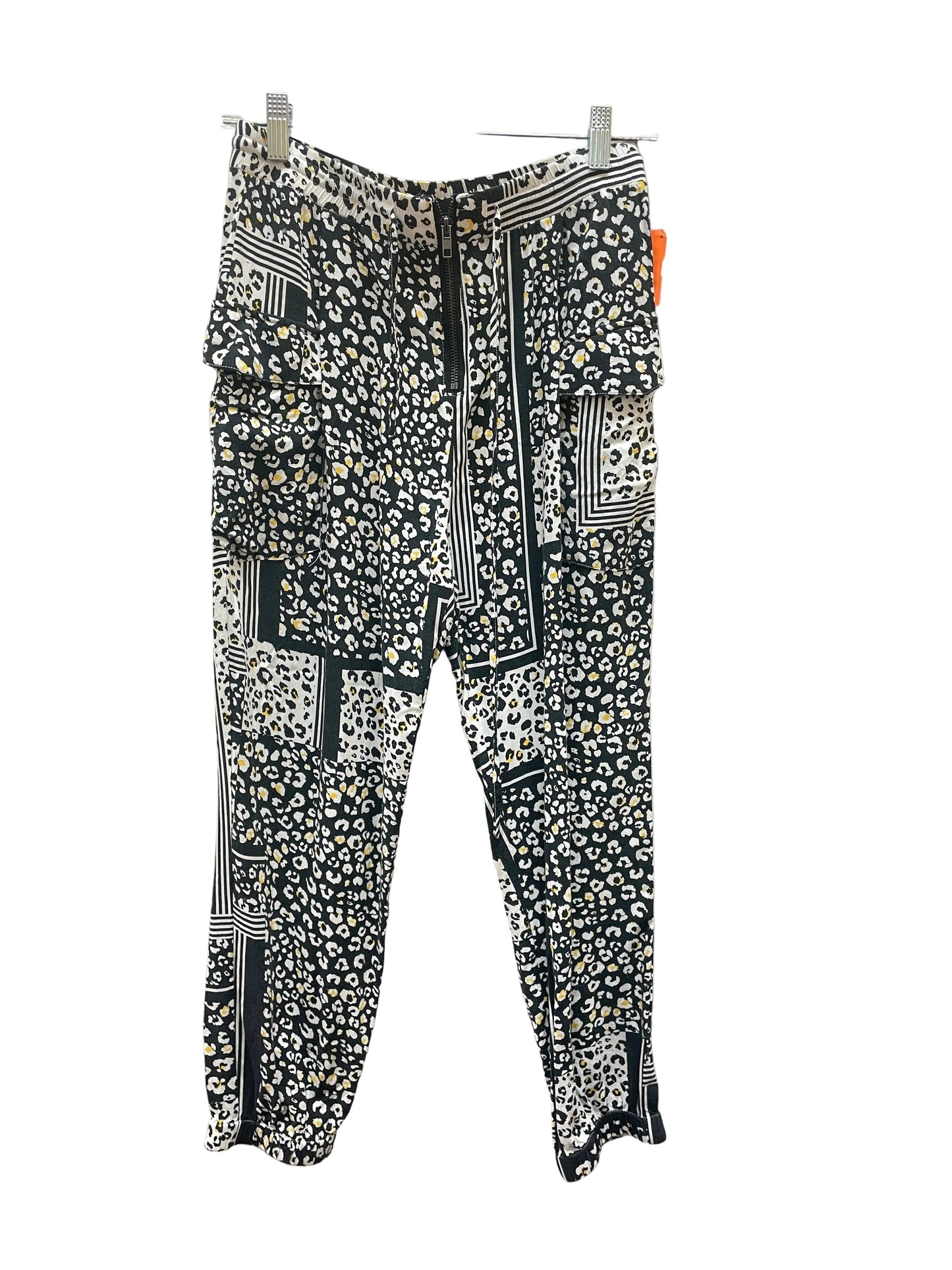 Pants Cropped By MAGD & PYE In Black & White, Size:4
