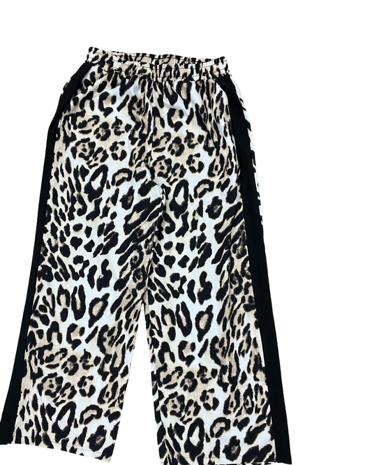 Pants Lounge By Clothes Mentor In Leopard Print, Size:L
