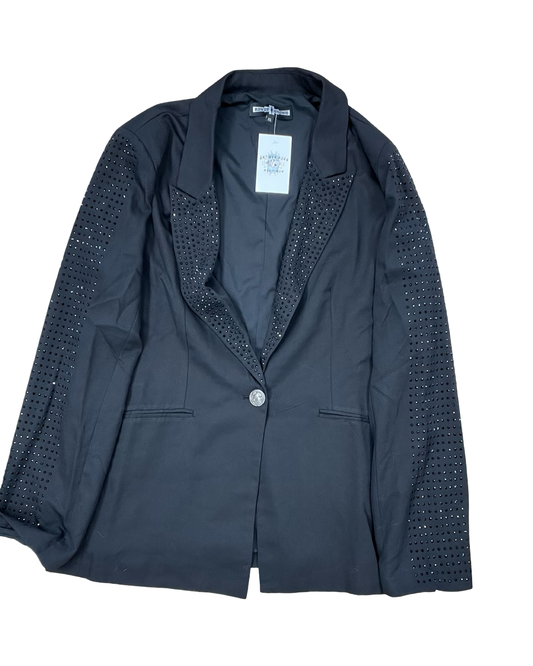 Blazer By Clothes Mentor In Black, Size:Xl