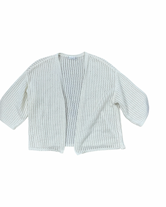 Cardigan By 89Th And Madison In Cream, Size:M