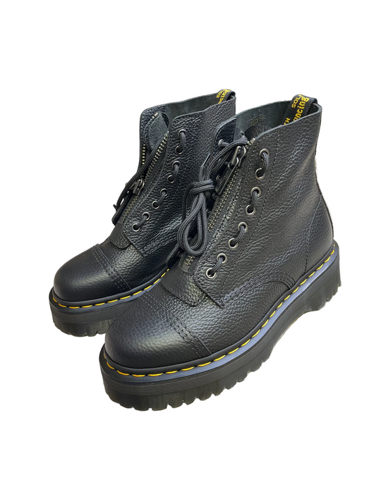 Boots Combat By Dr Martens In Black, Size:9