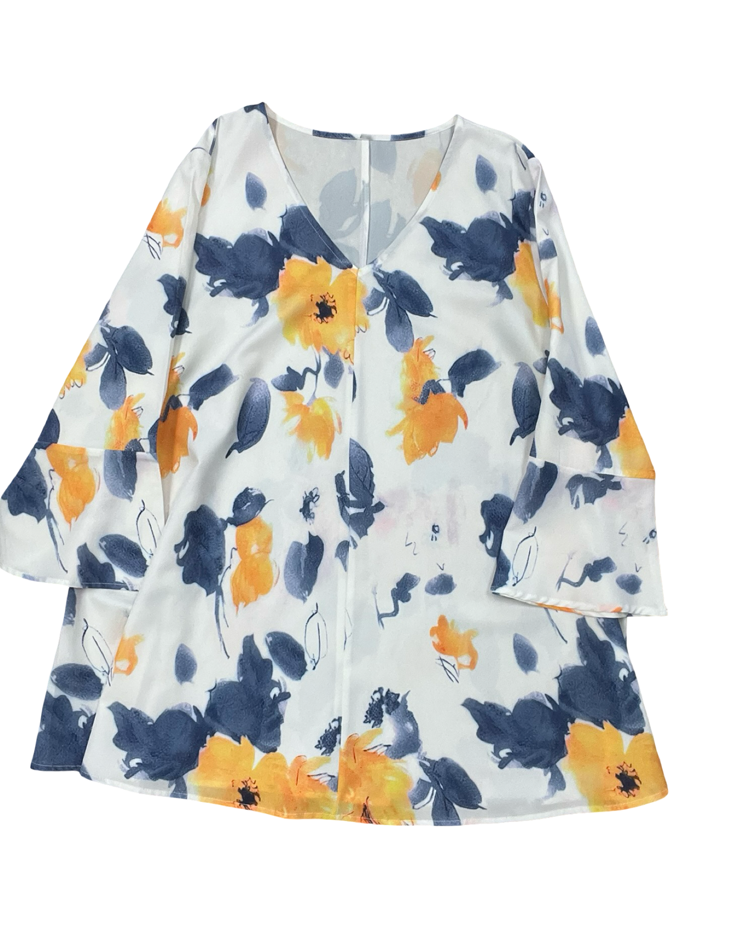 Top Sleeveless By Clothes Mentor In Blue & White, Size:L