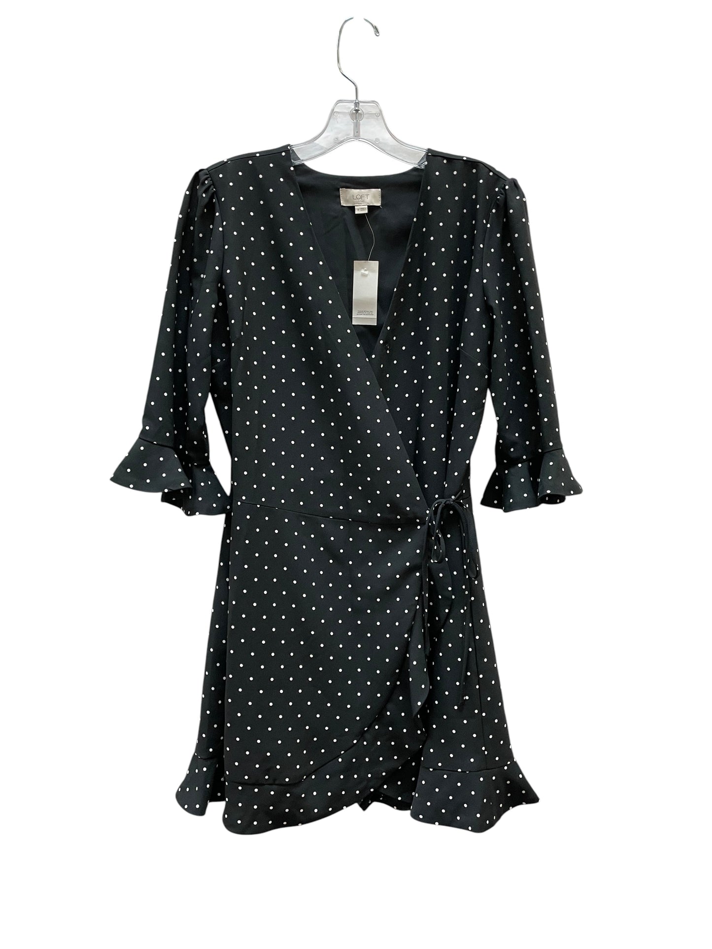 Dress Work By Loft In Polkadot Pattern, Size:0