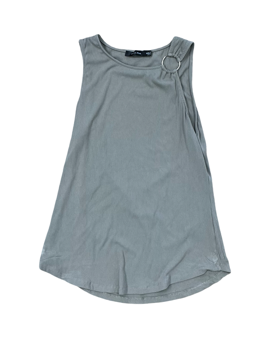 Top Sleeveless By Doe & Rae In Green, Size:S