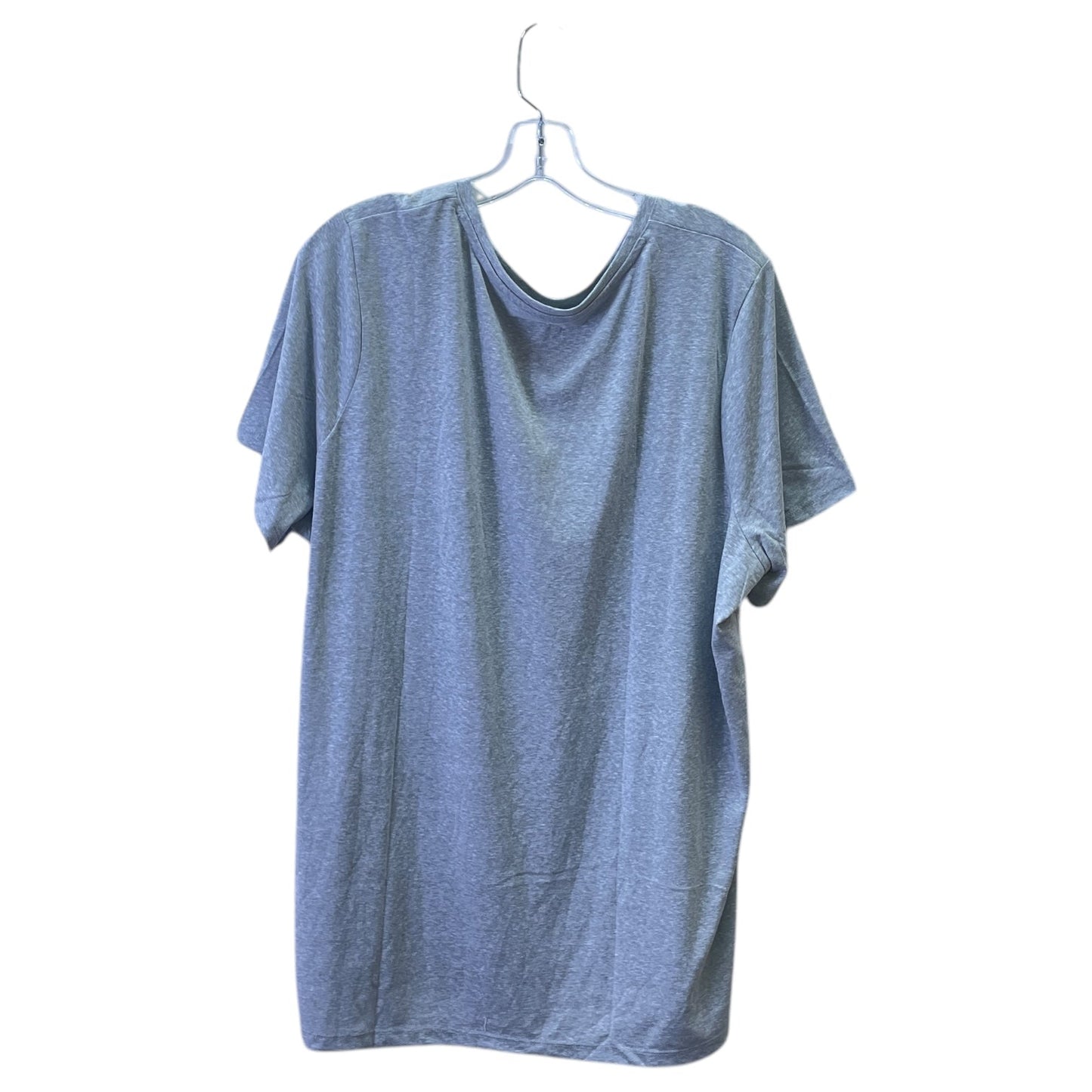 Top Ss Basic By Lane Bryant In Grey, Size:3X