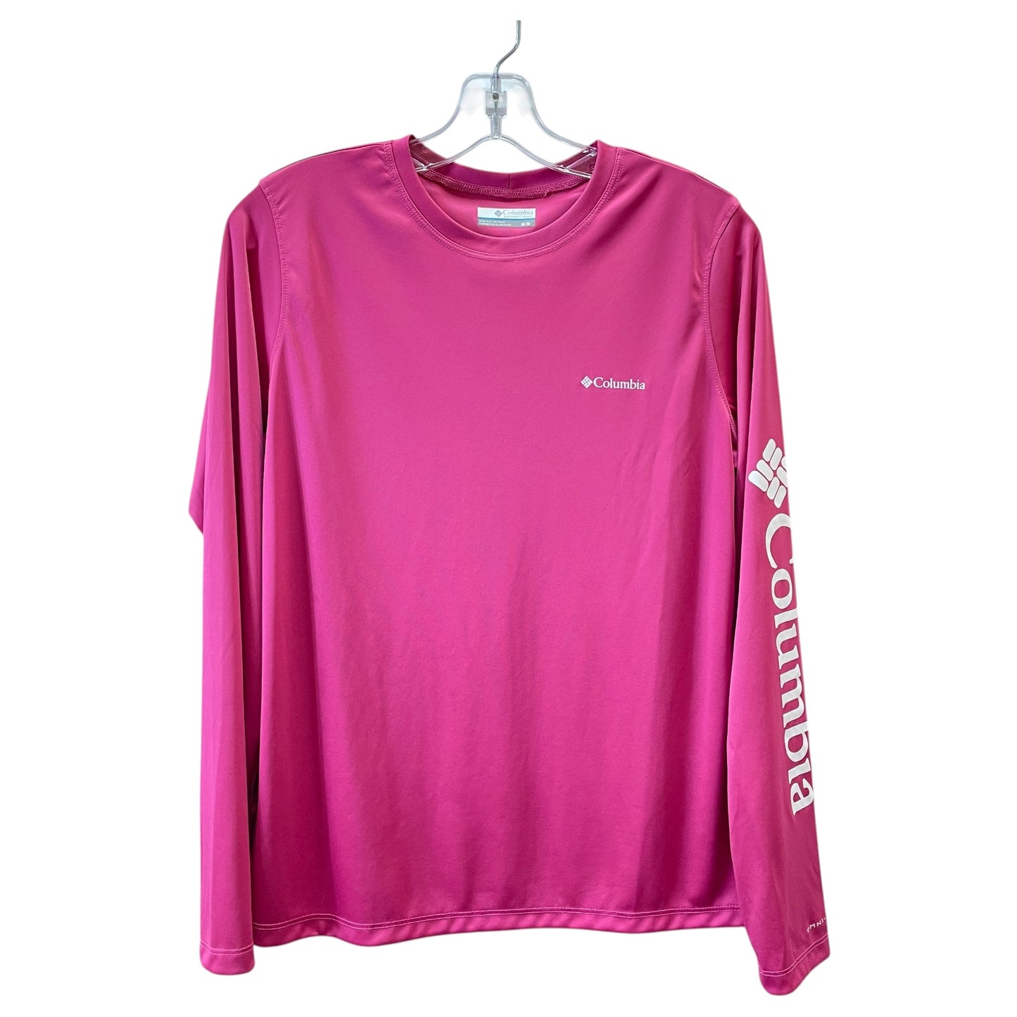 Athletic Top Ls Crewneck By Columbia In Pink