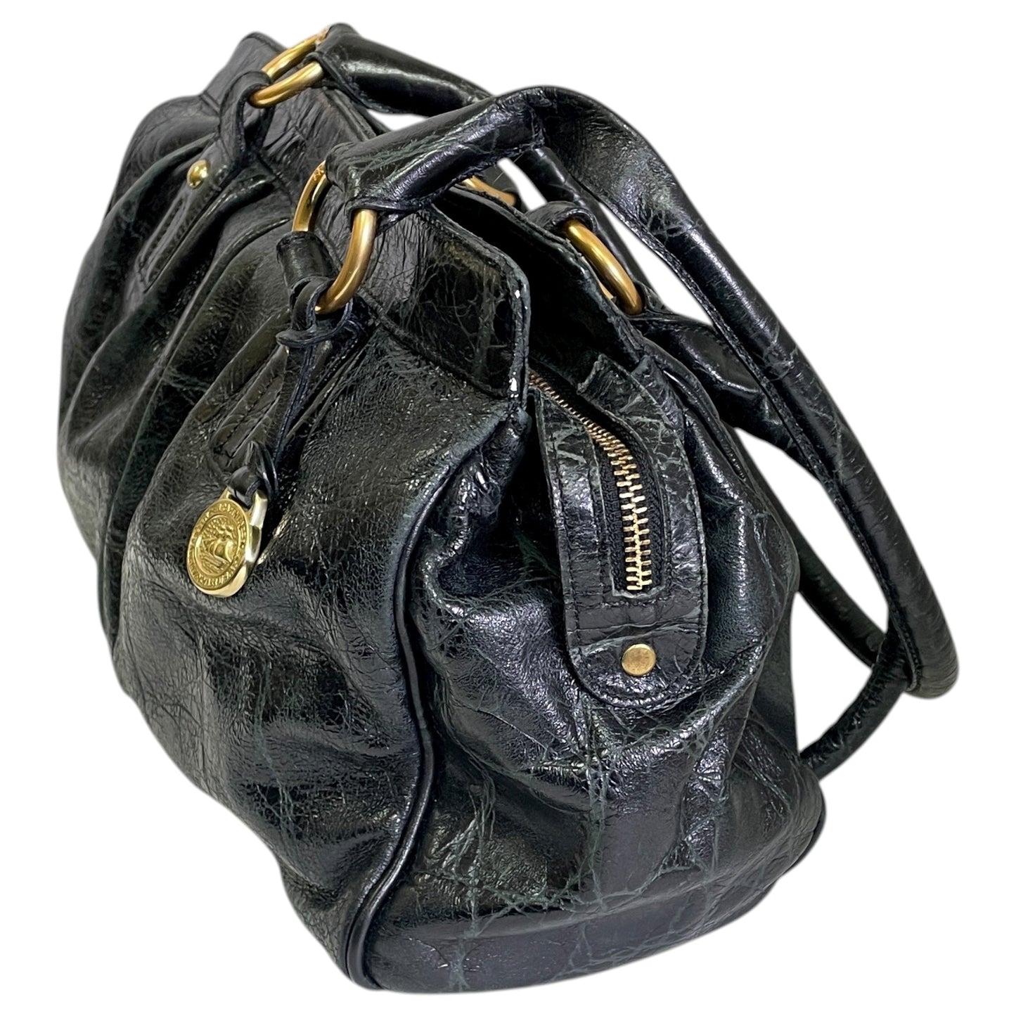 Handbag Designer By Brahmin In Black, Size:Large