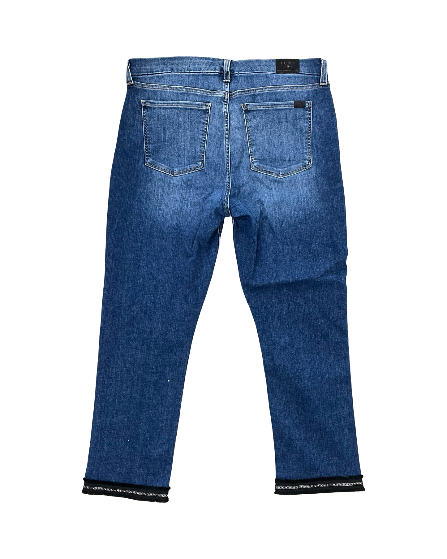Jeans Skinny By Cmc In Blue Denim, Size:14