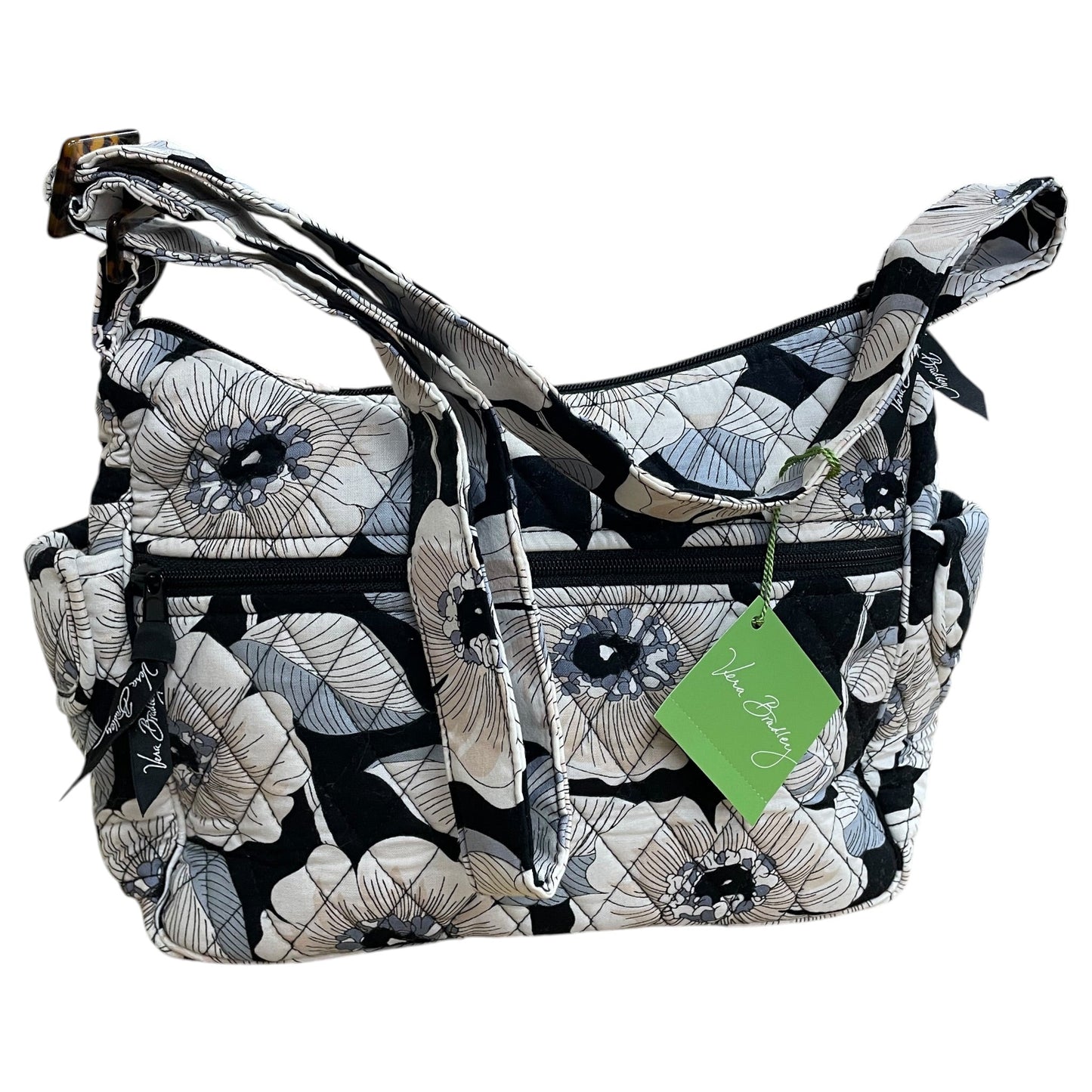 Crossbody By Vera Bradley In Blue & Cream, Size:Medium