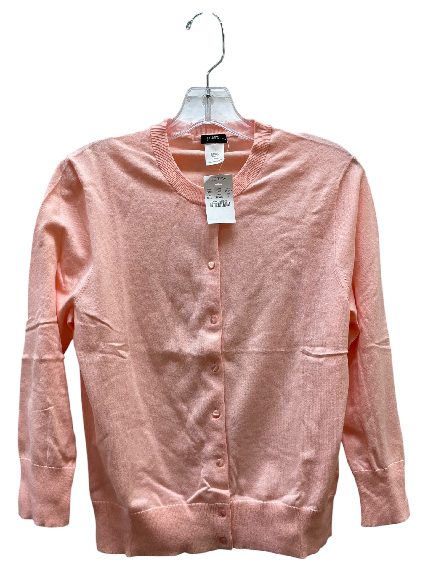 Cardigan By J. Crew In Pink, Size:L