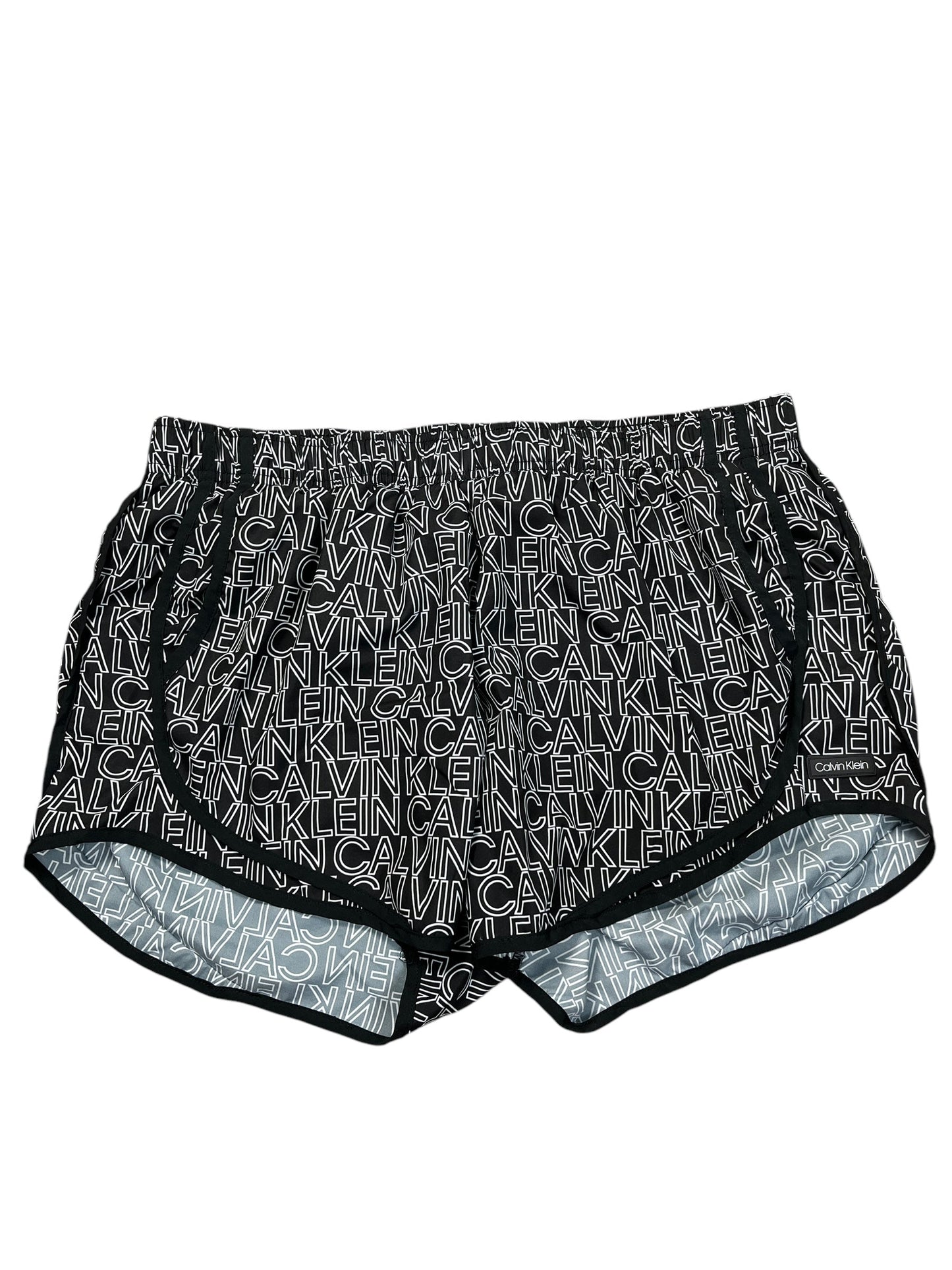 Athletic Shorts By Calvin Klein In Black, Size:Xl