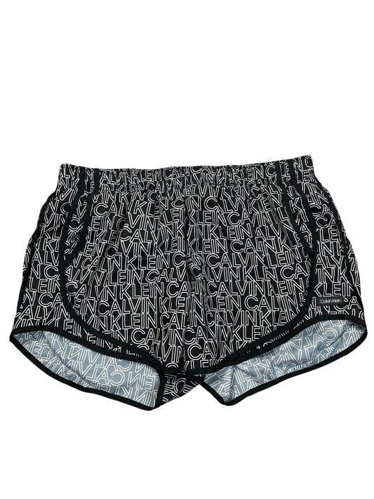 Athletic Shorts By Calvin Klein In Black, Size:Xl