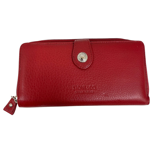 Wallet By STONE CO. In Red, Size:Small