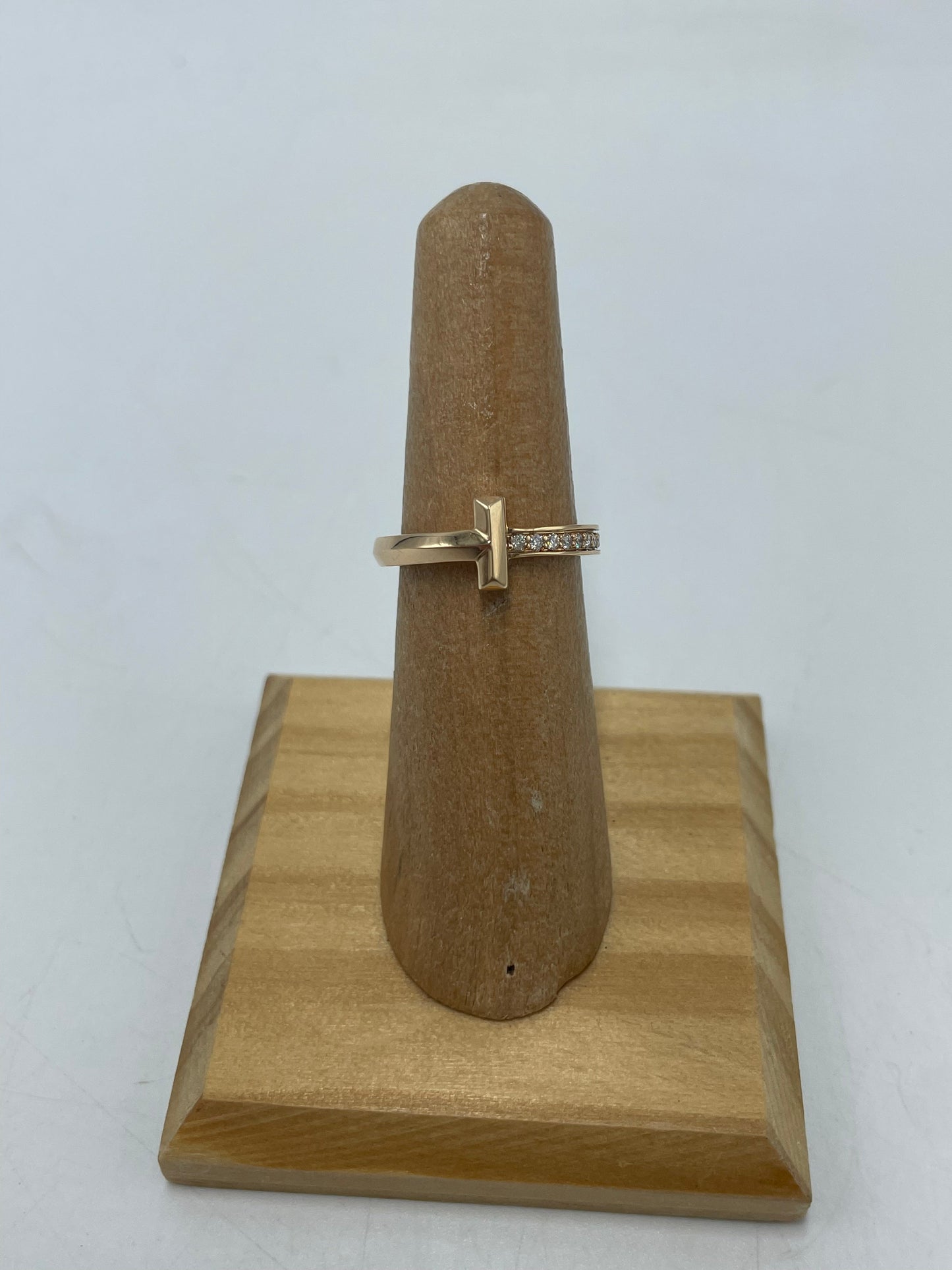 Tiffany & Company 18K T Diamond Ring, Size: 5.25