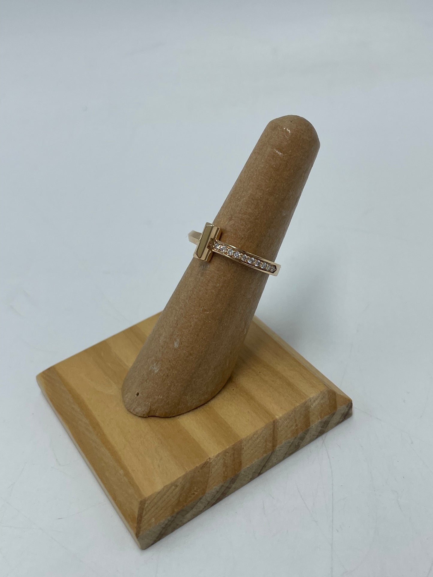 Tiffany & Company 18K T Diamond Luxury Designer Ring, Size: 5.25