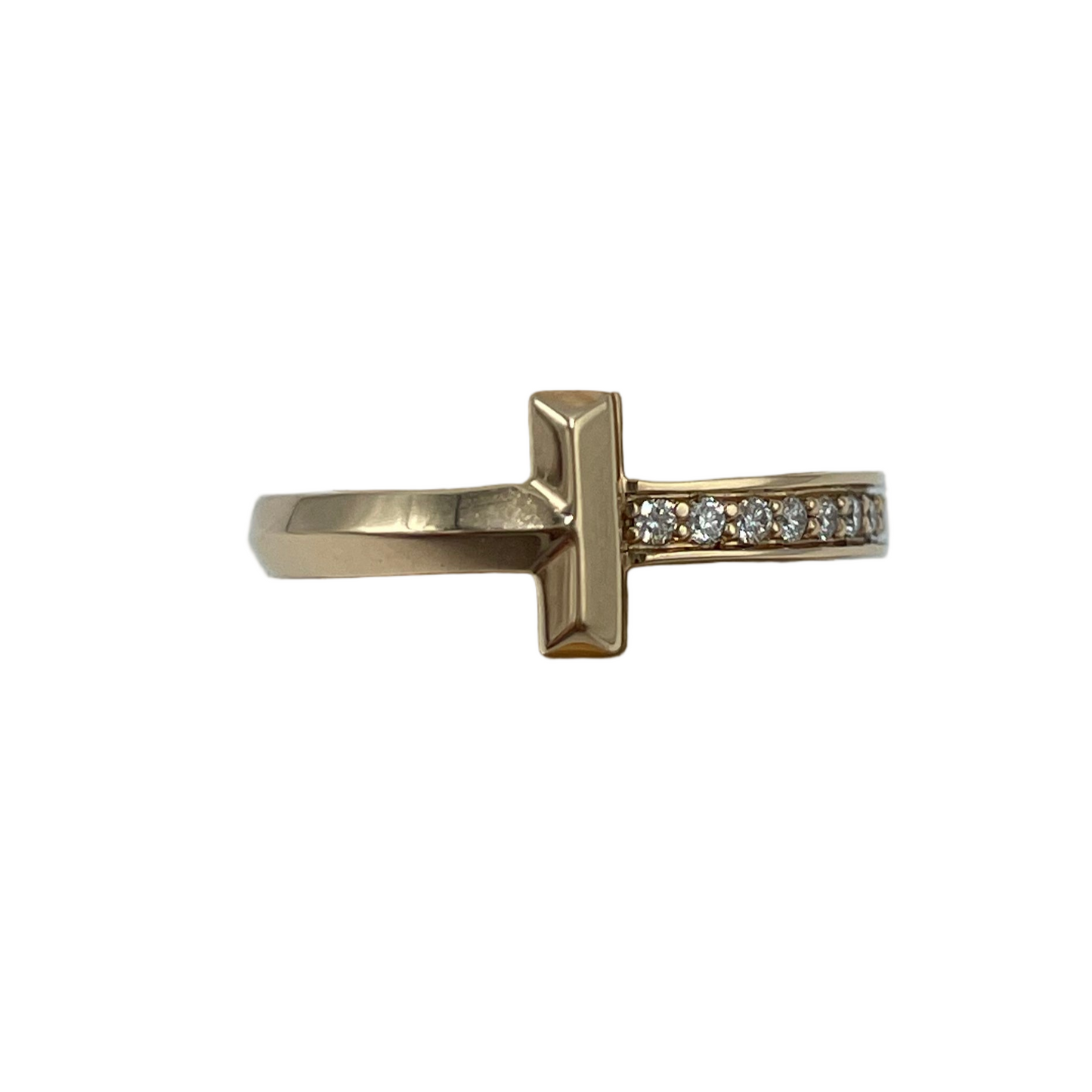 Tiffany & Company 18K T Diamond Ring, Size: 5.25