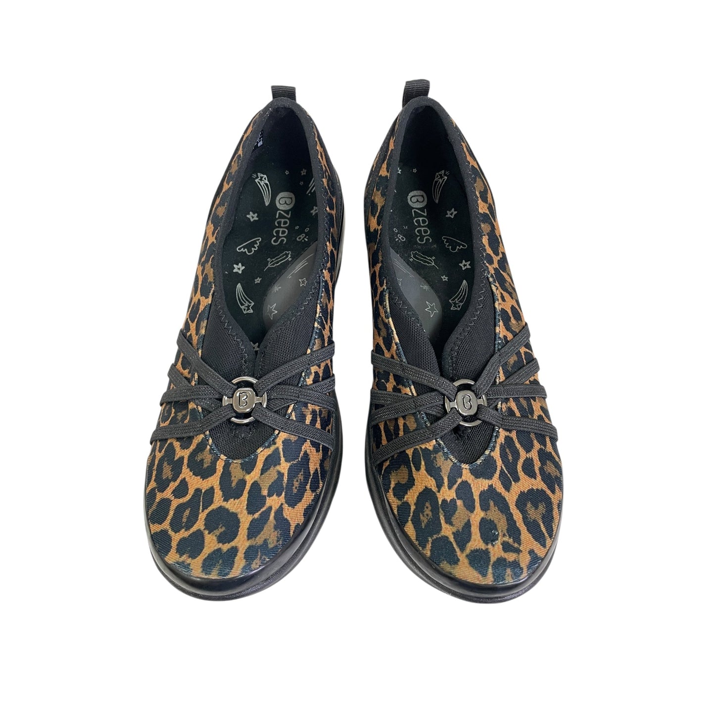 Shoes Sneakers By Bzees In Animal Print, Size:10