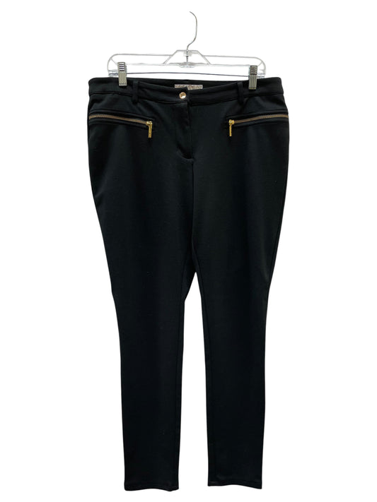 Pants Cropped By Michael By Michael Kors In Black, Size:12