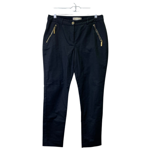 Pants Designer By Michael Kors In Black, Size:8