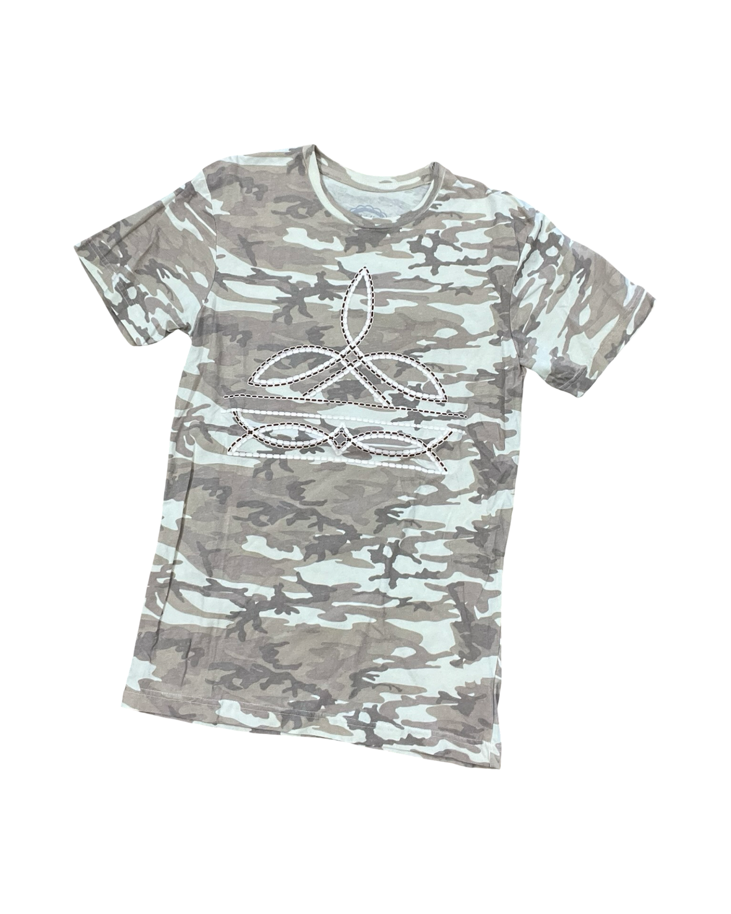 Top Ss By Clothes Mentor In Camouflage Print, Size:S