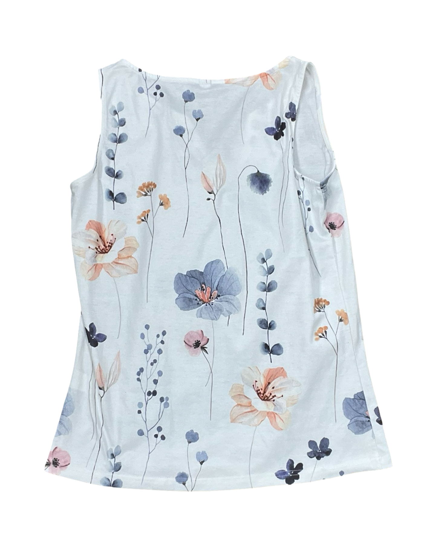 Top Sleeveless By Clothes Mentor In Floral Print, Size:S