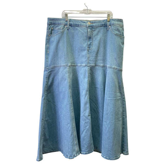 Skirt Maxi By Torrid In Blue Denim, Size:20
