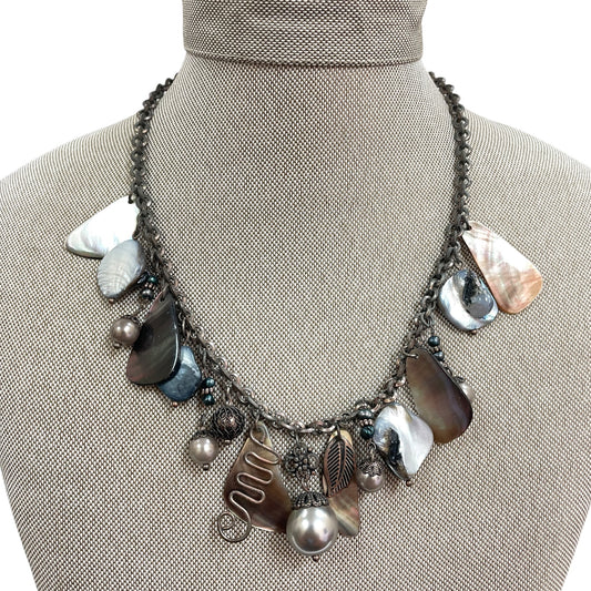 Necklace Statement By Lia Sophia In Bronze