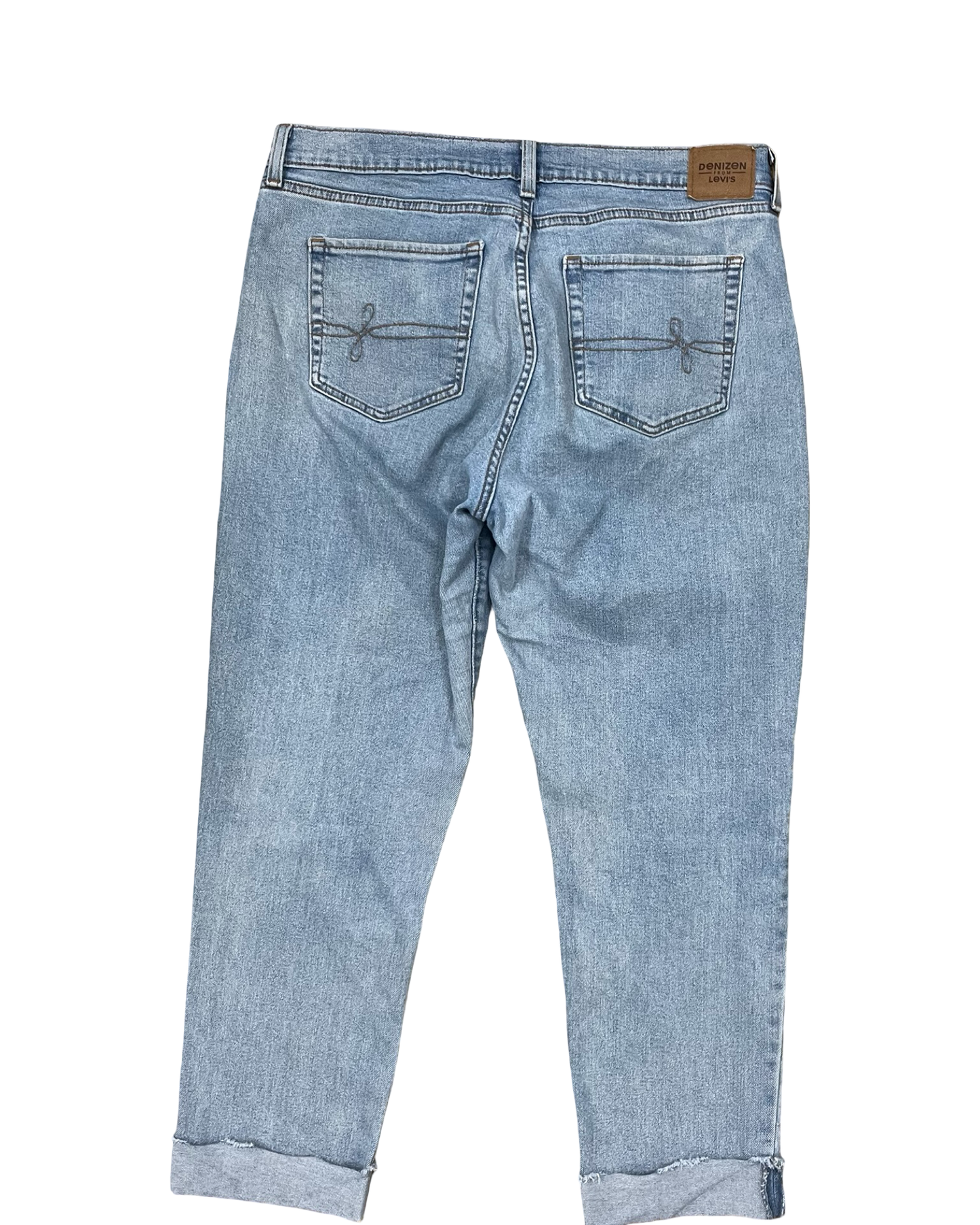 Jeans Boyfriend By Levis In Blue Denim, Size:10