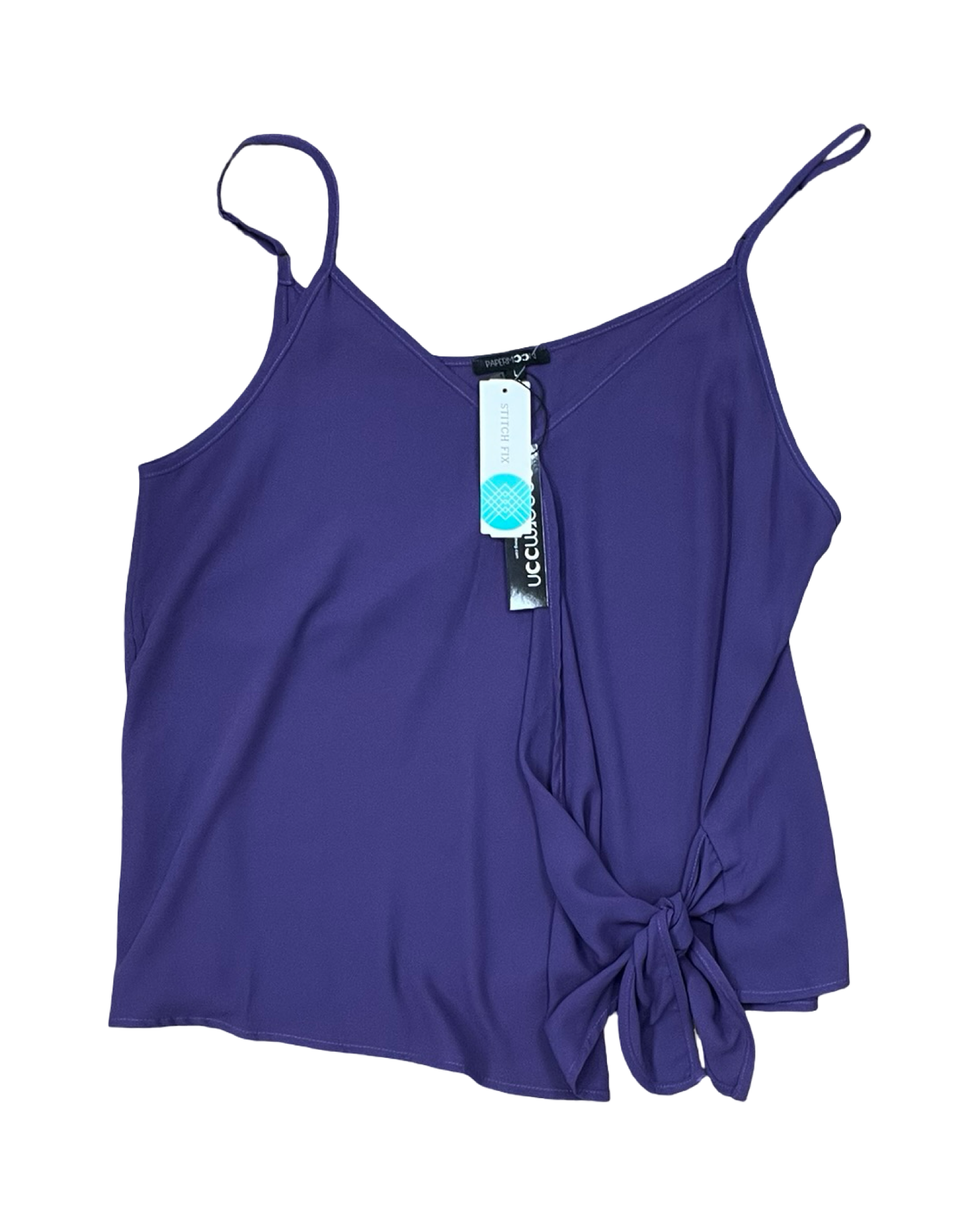 Top Sleeveless By Papermoon In Purple, Size:L