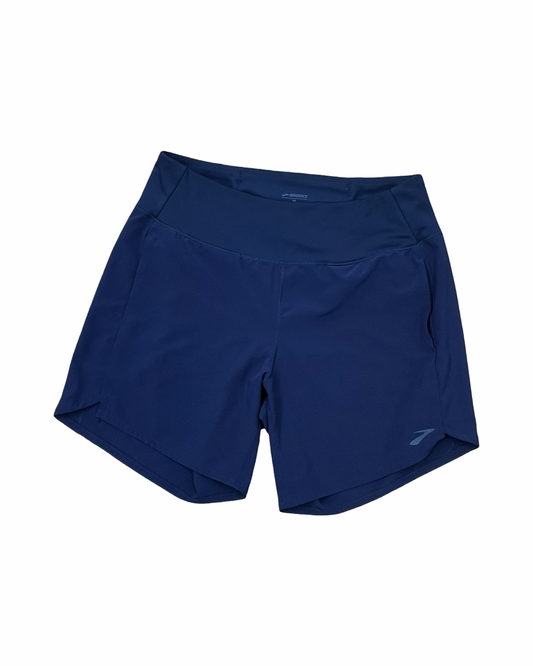 Shorts By Brooks In Navy, Size:M