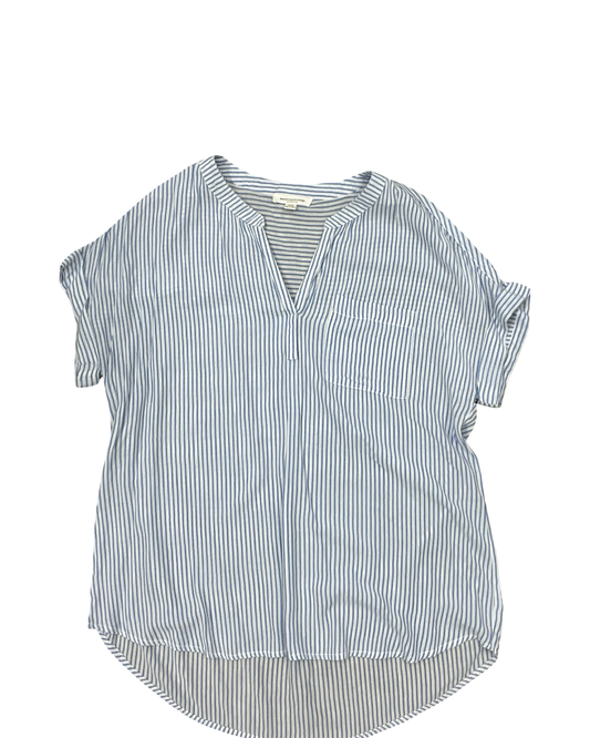 Top Ss By Beachlunchlounge In Blue & White, Size:L