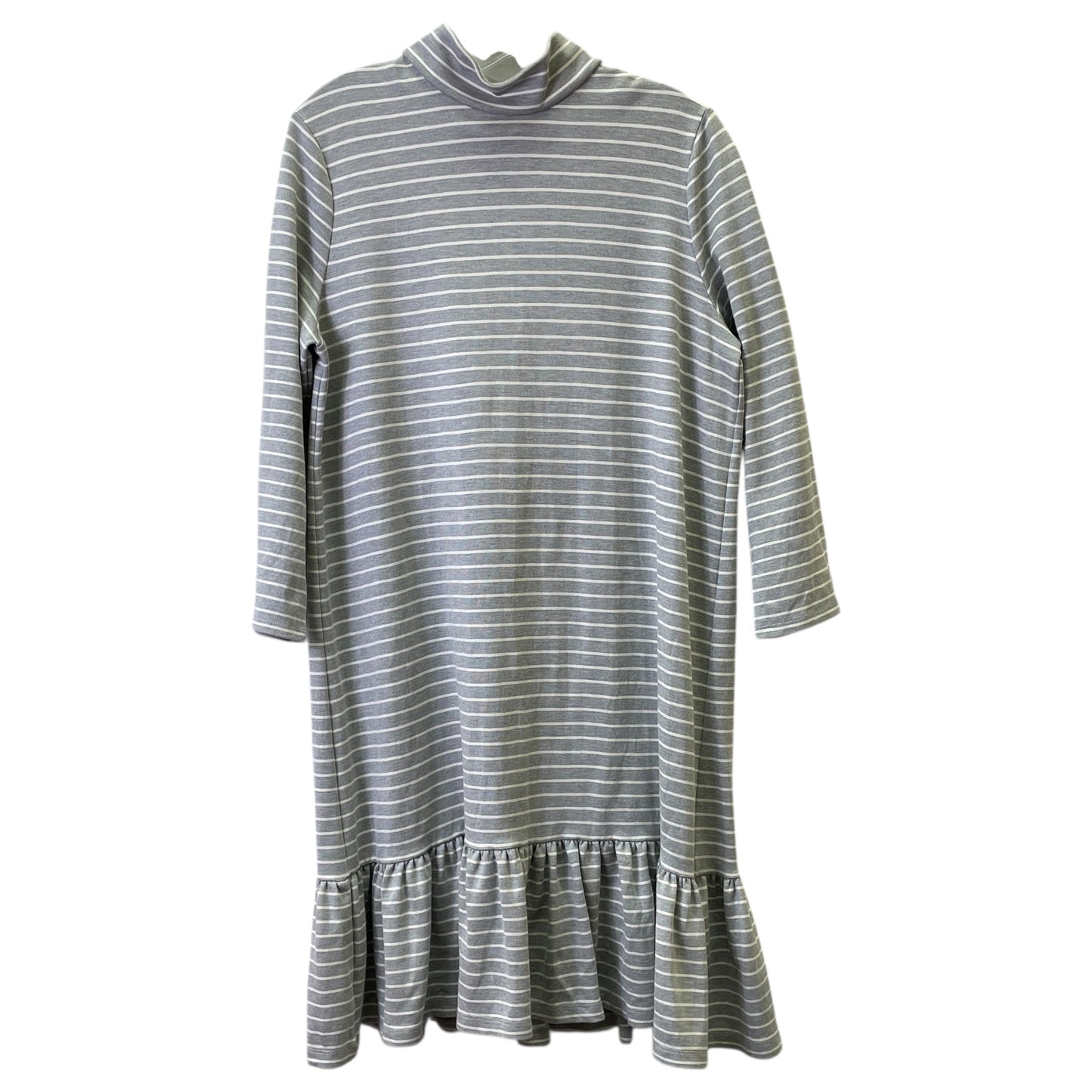 Dress Designer By Kate Spade In Grey & White, Size:Xl