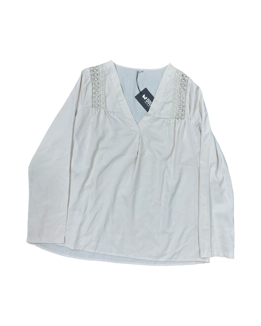 Top Ls By Clothes Mentor In Cream, Size:S