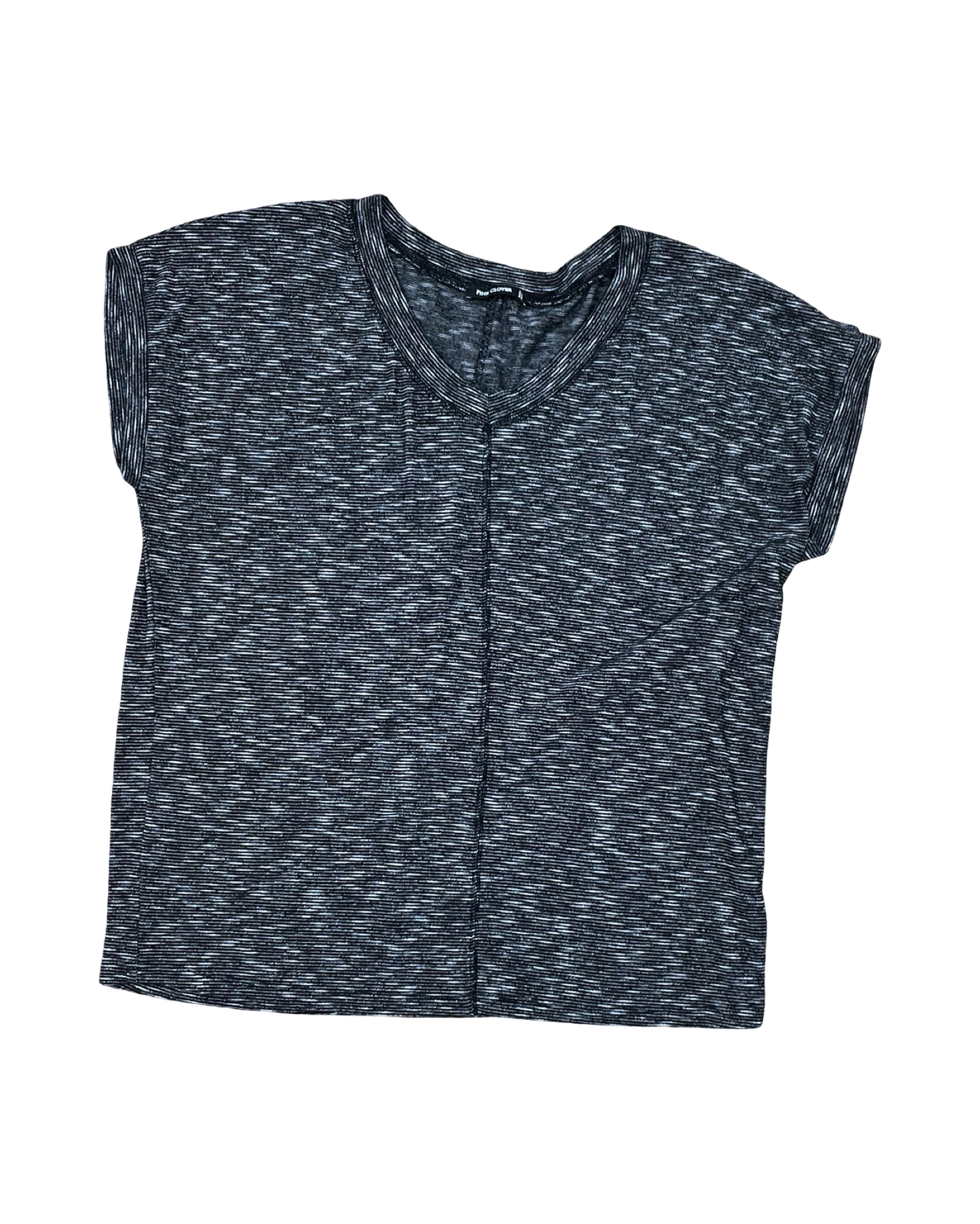 Top Ss By Pink Clover In Black & White, Size:Xl